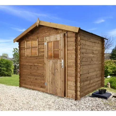 Casetta in Legno Impregnata 2.6x2 19 mm Box per Attrezzi