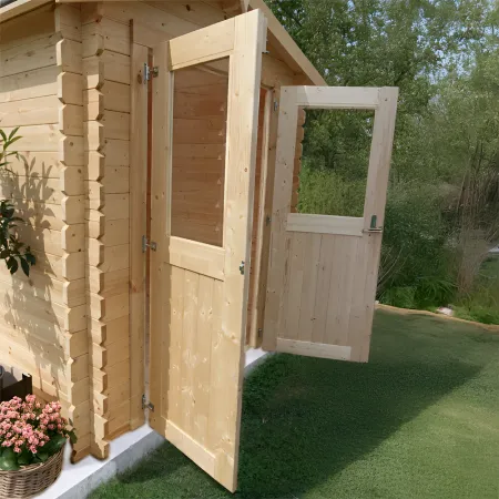 Casetta da Giardino 2x3 m per Ripostiglio Attrezzi Struttura in Legno
