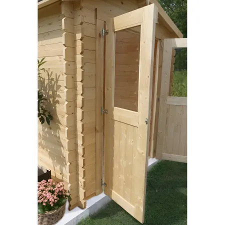 Casetta da Giardino 2x3 m per Ripostiglio Attrezzi Struttura in Legno