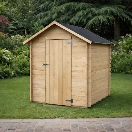 Casetta in Legno Piccola 1.5x1.3 con Pavimento Interno da Giardino