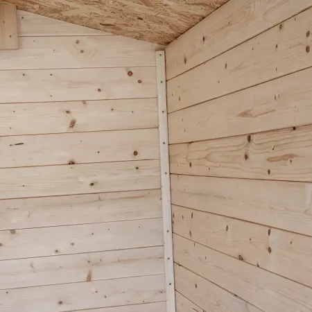 Casetta in Legno Piccola 1.5x1.3 con Pavimento Interno da Giardino
