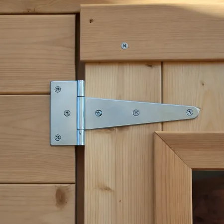 Casetta in Legno Piccola 1.5x1.3 con Pavimento Interno da Giardino