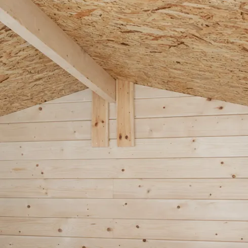 Casetta in Legno 2x2 con Pavimento Ricovero per Attrezzi da Giardino