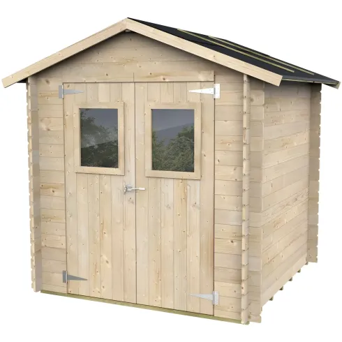 Casetta in Legno 2x2 con Pavimento Ricovero per Attrezzi da Giardino