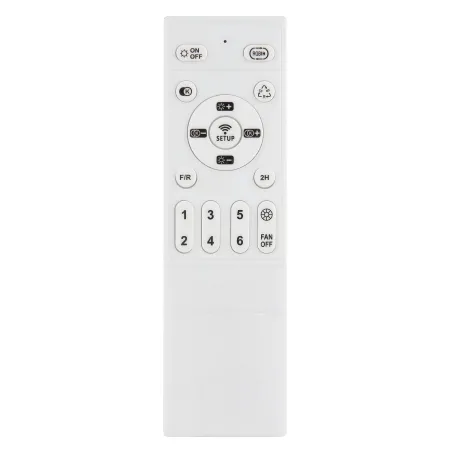 Ventilatore da Soffitto con Luce Nero LED RGB Dimmerabile Telecomando