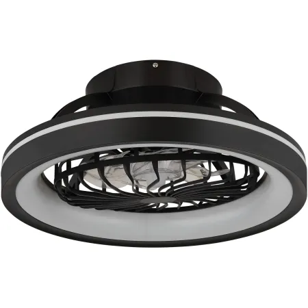 Ventilatore da Soffitto con Luce Nero LED RGB Dimmerabile Telecomando