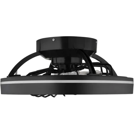 Ventilatore da Soffitto con Luce Nero LED RGB Dimmerabile Telecomando
