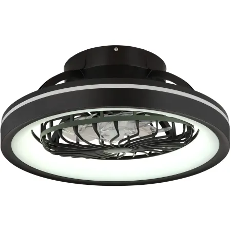Ventilatore da Soffitto con Luce Nero LED RGB Dimmerabile Telecomando