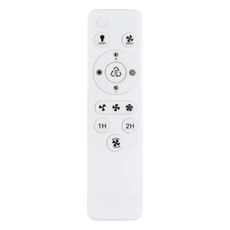 Ventilatore da Soffitto con Luce LED Nero Moderno 30W Telecomando
