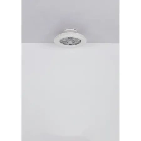Ventilatore da Soffitto con Luce Bianco Cristalli LED CCT Telecomando