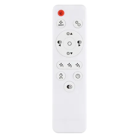 Ventilatore da Soffitto con Luce LED Dimmerabile Bianco Legno 3 Pale