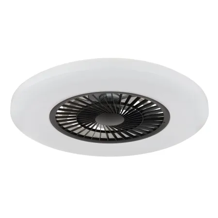 Ventilatore da Soffitto con Nero Bianco 60 cm LED RGB Telecomando