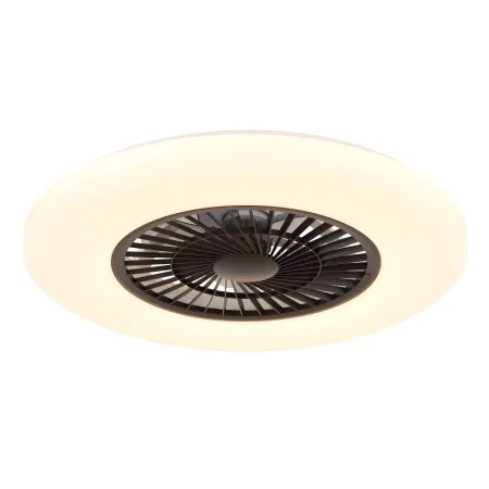 Ventilatore da Soffitto con Nero Bianco 60 cm LED RGB Telecomando