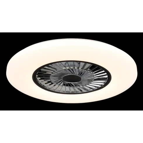 Ventilatore da Soffitto con Argento Bianco 60 cm LED RGB Telecomando