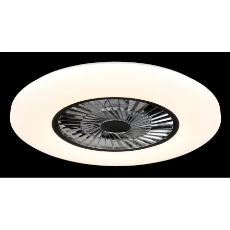 Ventilatore da Soffitto con Argento Bianco 60 cm LED RGB Telecomando