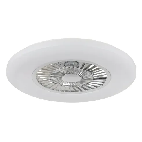Ventilatore da Soffitto con Argento Bianco 60 cm LED RGB Telecomando