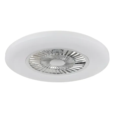 Ventilatore da Soffitto con Argento Bianco 60 cm LED RGB Telecomando