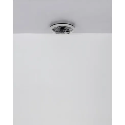 Ventilatore da Soffitto con Luce Nero Cristalli LED Dimmer Telecomando