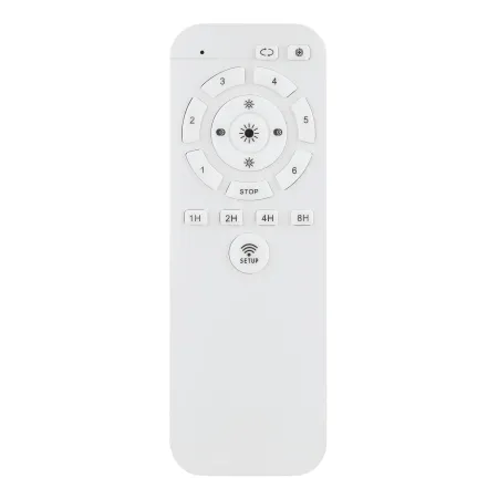 Ventilatore da Soffitto con Luce Nero Cristalli LED Dimmer Telecomando