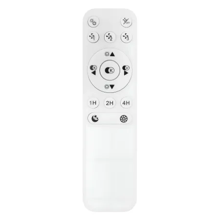 Ventilatore Soffitto con Luce Doppio LED Dimmerabile Nero Opale