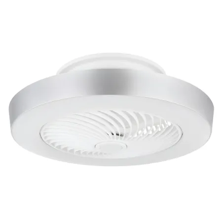 Ventilatore Soffitto con Luce LED Dimmerabile Bianco Grigio Telecomando