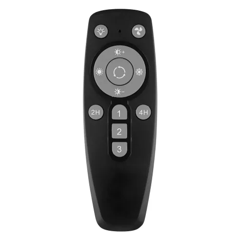 Ventilatore da Soffitto con Luce LED Dimmerabile Nero Opale Telecomando