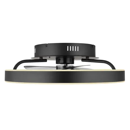 Ventilatore da Soffitto con Luce LED Dimmerabile Nero Opale Telecomando