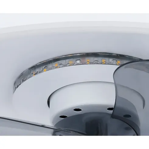 Ventilatore Soffitto con Luce Notturna CCT Telecomando Dimmer Bianco