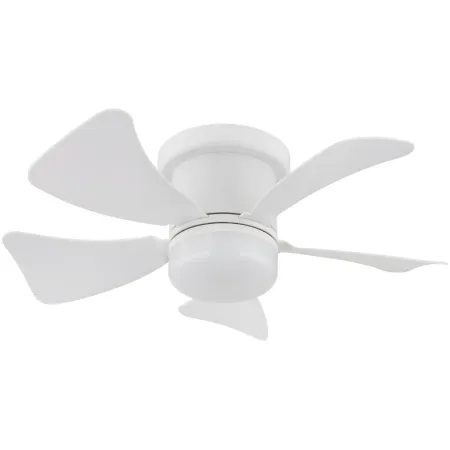 Ventilatore da Soffitto con Luce LED CCT Regolabile Bianco 5 Pale