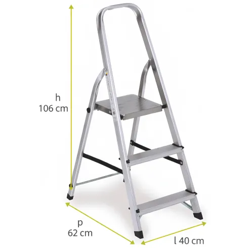 Scala in Alluminio 3 Gradini