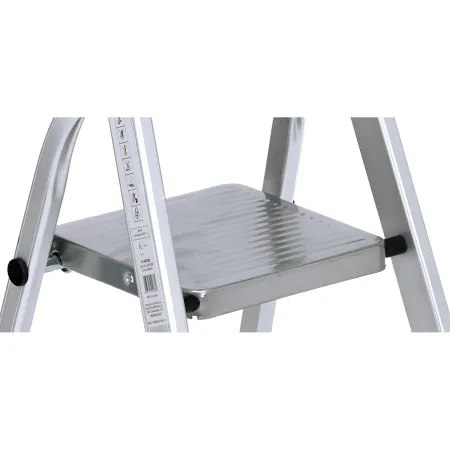 Scala 5 Gradini in Alluminio Robusta Scalini Max 150kg Richiudibile