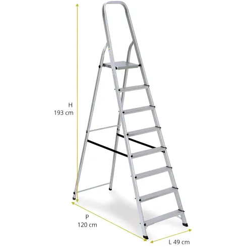 Scala in Alluminio 7 Gradini