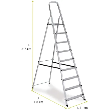 Scala in Alluminio 8 Gradini