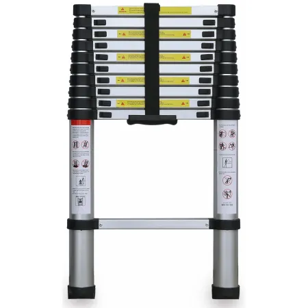 Scala Telescopica 10 Gradini Estensibile in Alluminio Scaletta Allungabile 290 | BricoShop24