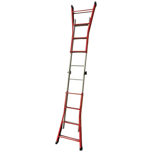 Scala Telescopica 4+4 Gradini Allungabile 3.7 mt Multiuso Scaletta Bricolage