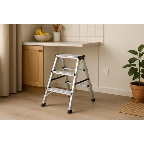 Sgabello in Alluminio Doppia Salita