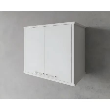 Pensile Lavanderia 60x34x52,5 cm PVC 1 Anta Bianco Bagno