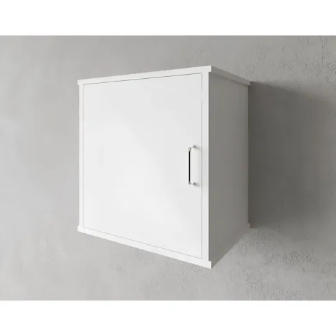 Pensile Lavanderia 46,5x34x52,5 cm PVC 1 Anta Bianco Salvaspazio