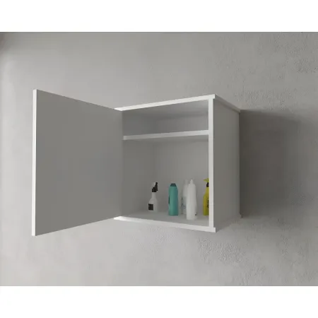 Pensile Lavanderia 46,5x34x52,5 cm PVC 1 Anta Bianco Salvaspazio