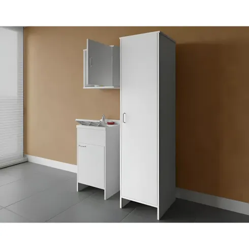Mobile Lavatoio 45x50x85 Pensile 45x34x52 Colonna 45x50x182 cm