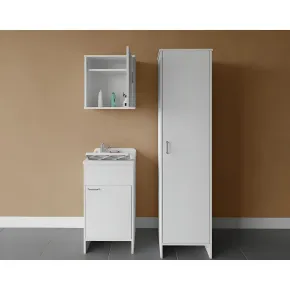 Mobile Lavatoio 45x50x85 Pensile 45x34x52 Colonna 45x50x182 cm 2
