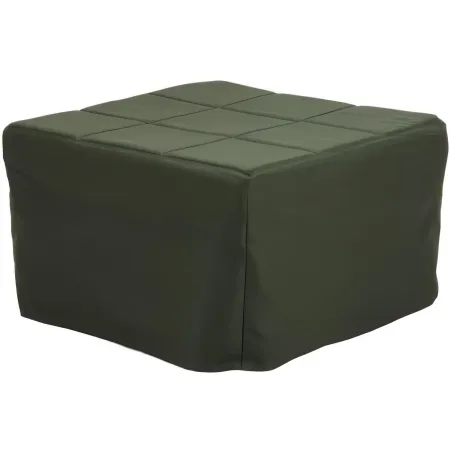 Pouf Letto Singolo Pieghevole Richiudibile Verde 70x70 cm Salvaspazio