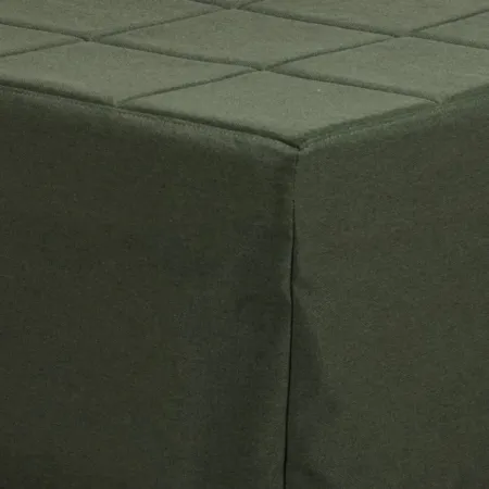 Pouf Letto Singolo Pieghevole Richiudibile Verde 70x70 cm Salvaspazio