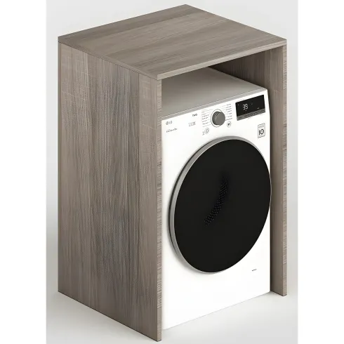 Colonna Copri Lavatrice Asciugatrice Salvaspazio 71x65x210 cm Legno Olmo