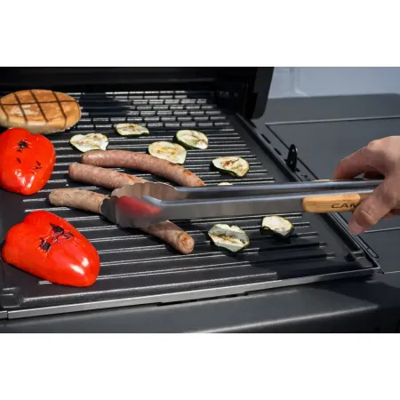 Set 3 Utensili Barbecue Campignaz Pinza Paletta Forchetta Inox Legno