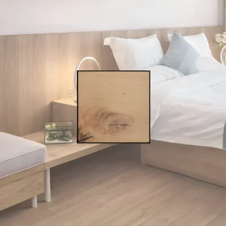 Comodino 1 Cassetto Rovere Artisan per Camera da Letto con Vano