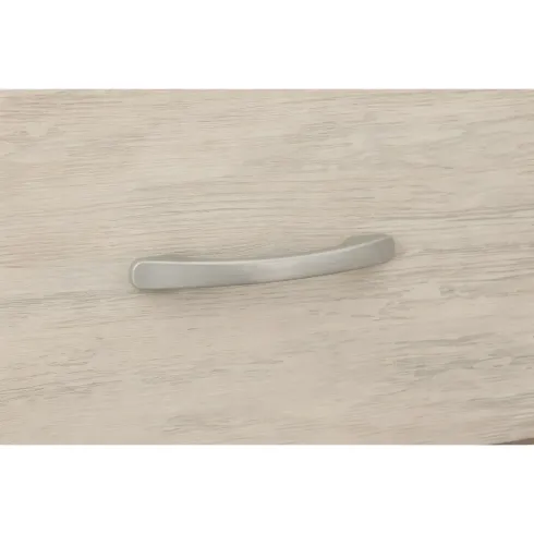 Comodino 2 Cassetti Rovere Chiaro Bianco Ges Camera da Letto Moderno