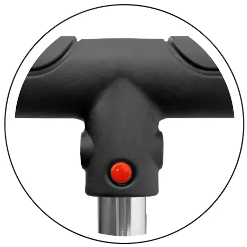 Monopattino per Bambini Pieghevole 3 Ruote Luminose LED Nero 50kg