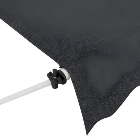 Tenda da Sole a Caduta Senza Viti 300x130 Altezza Regolabile Antracite