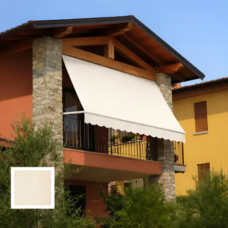 Tenda da Sole a Caduta 100x250 Beige Bracci Senza Cassone da Esterno